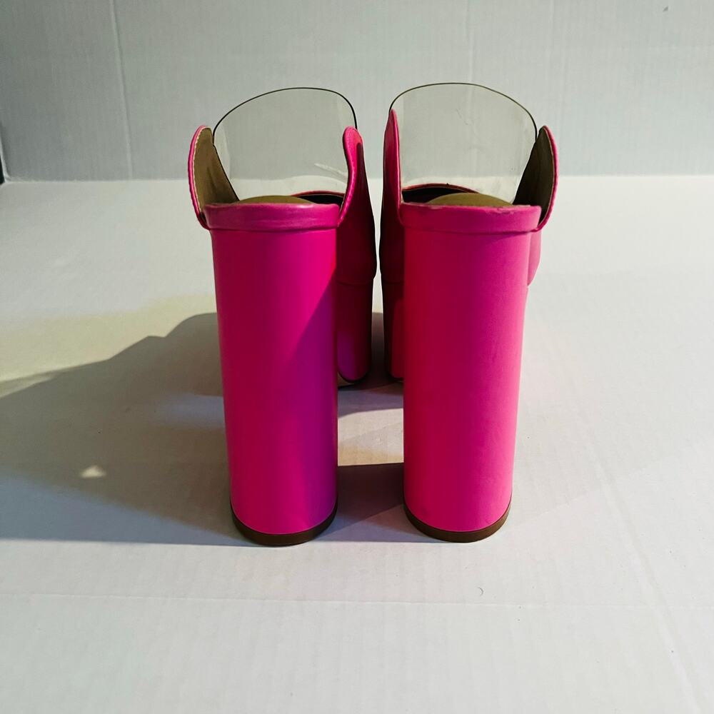 Fashion Niva Pink Open Toe Platform High Heel Shoes Size 9 NEW - Picture 6 of 8